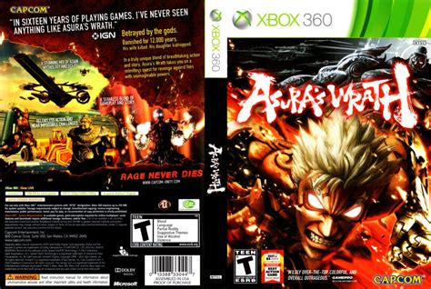 Asuras Wrath Xbox 360 Game Covers Asuras Wrath Dvd Ntsc F Dvd Covers
