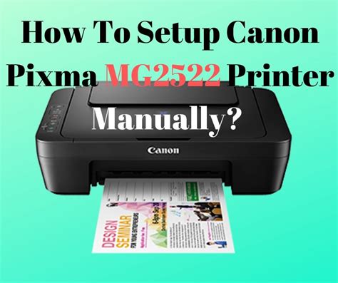 Canon Printer Setup Button Canon Pixma Mg2522 Setup Canon Pixma