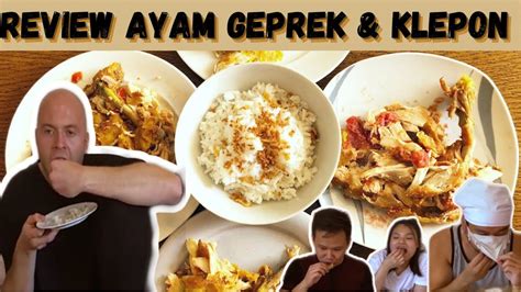 Reaksi Orang Bule Nyobain Makanan Indonesia Ayam Geprek And Klepon