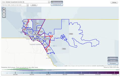 El Paso Texas Tx Zip Code Map Locations Demographics List Of
