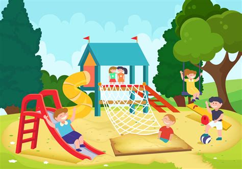 Jungle Gym For Kids 159173 Vector Art At Vecteezy