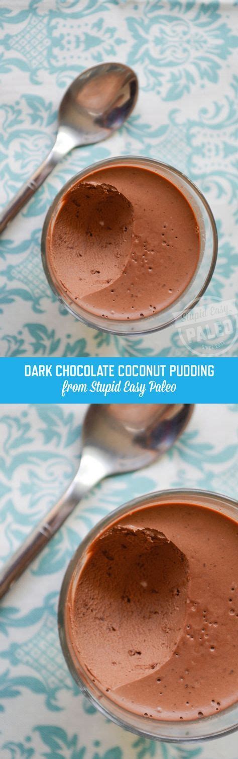 Gluten free chocolate valentine heart cookies. Dark Chocolate Coconut Pudding Recipe (paleo, gluten free ...