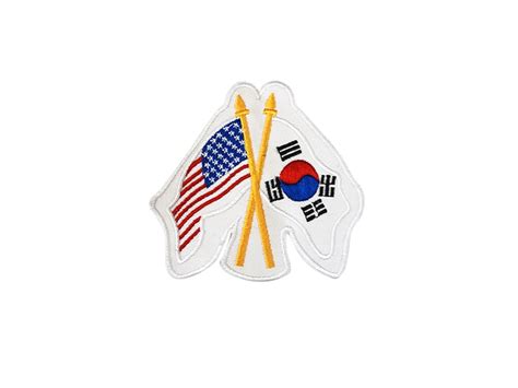 Usa Korea Flag Patch