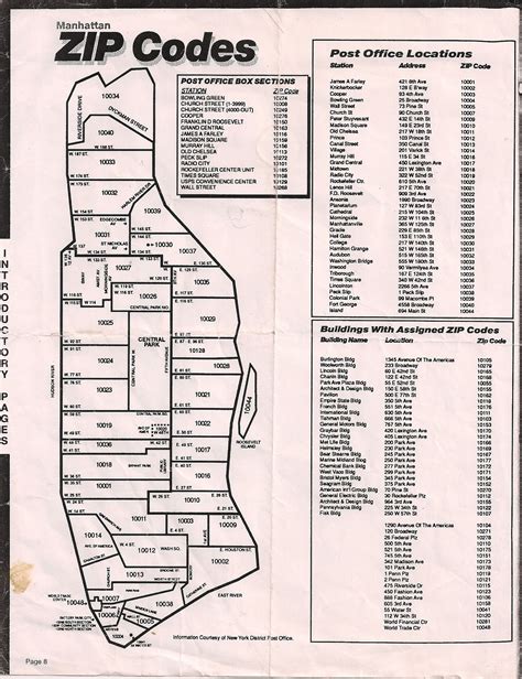 Zip Code Manhattan Map Tourist Map Of English