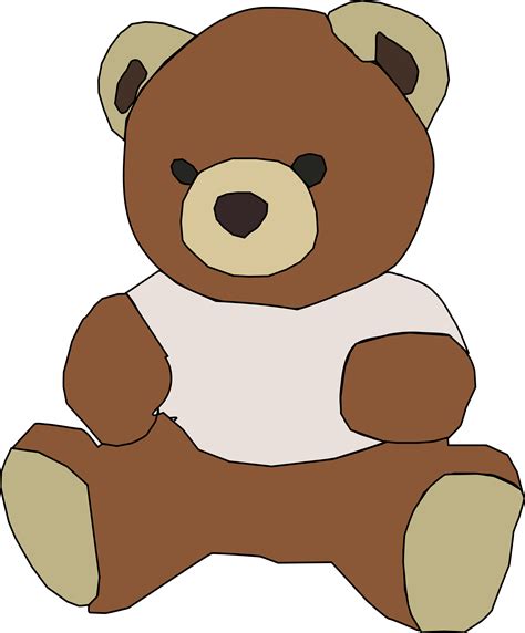 Download Black And White Teddy Bear Clip Art Png Image With No Background