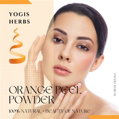 Orange Peel Powder 100g Fresh And Pure Yogis Herbs