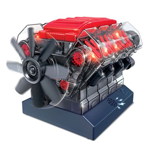 Assembly 270pcs V8 Car Engine Model Kit Science Experiment Puzzle Stem