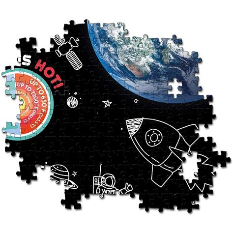 Clementoni Kids Puzzle Super Color National Geo Kids Space Explorer 104