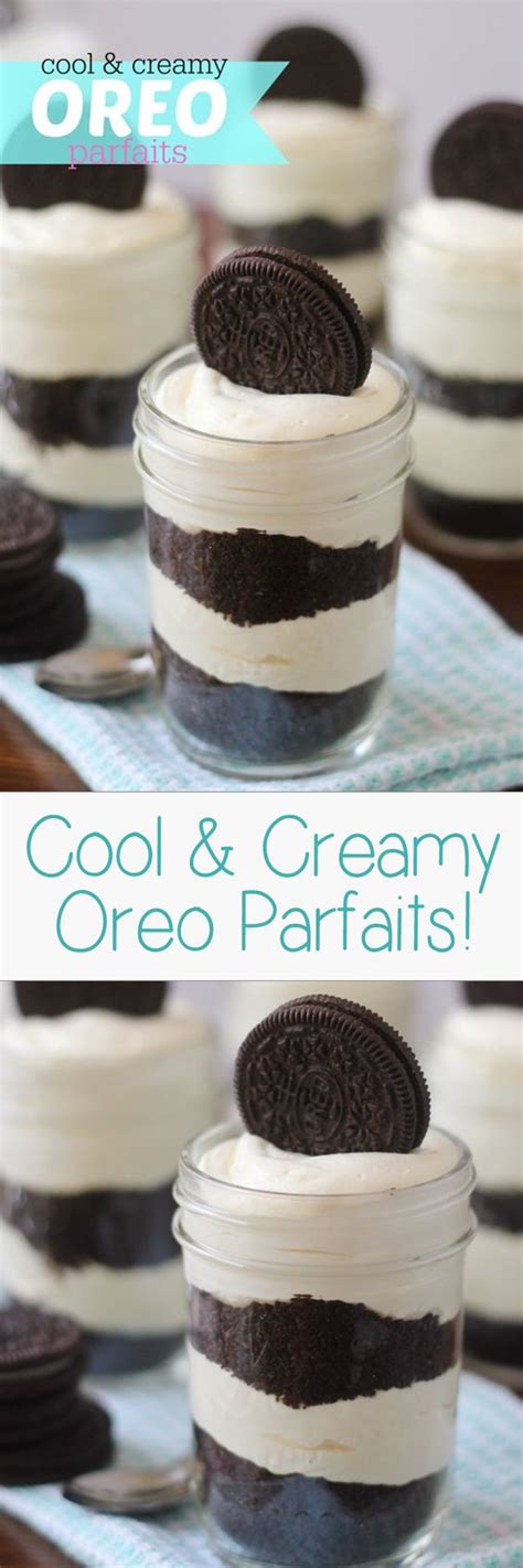 cool and creamy oreo parfaits with video confessions of a cookbook queen recipe christmas