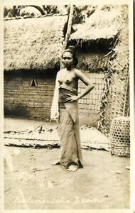 Indonesia BALI Beautiful Native Nude Balinese Woman S RPPC Postcard EBay