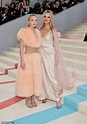 Met Gala 2023: Kate Moss slips into a plunging pink lingerie gown and ...