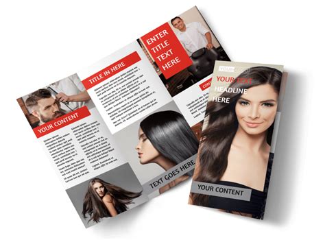 Hair Salon Brochure Template Mycreativeshop