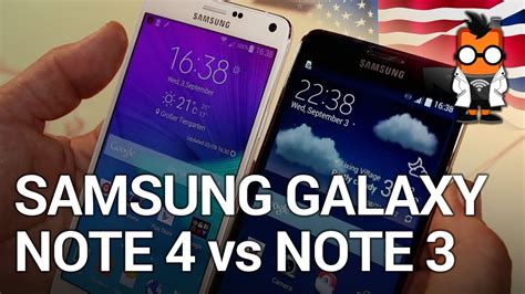 Samsung Galaxy Note 4 Vs Samsung Galaxy Note 3 En Youtube