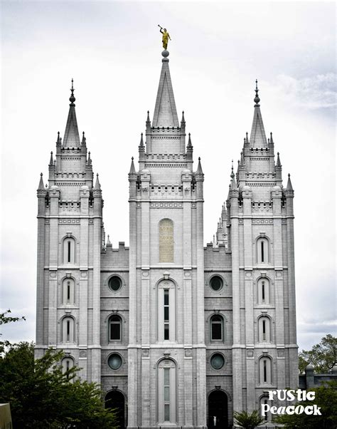 Embrace the beauty of nature as you walk through stunning salt lake city. Rustic Peacock: Salt Lake City Temple