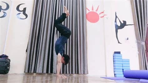 Yoga Handstand Hollow Back Youtube