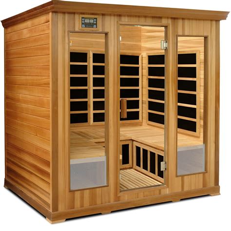 4 Person Luxury Cedar Infrared Sauna Uk Diy And Tools