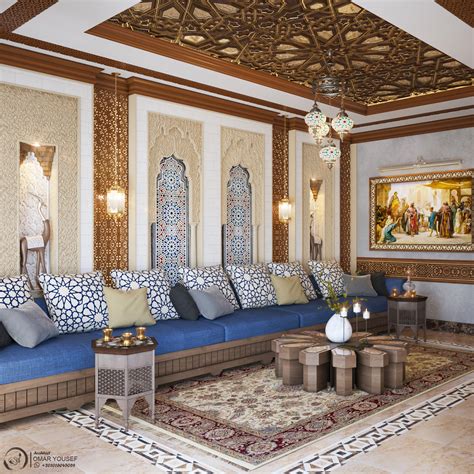 Moroccan Majesty Oriental Living Room On Behance