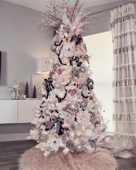 Pink And Black Christmas Decorations Christmas Tree Lighting 2021