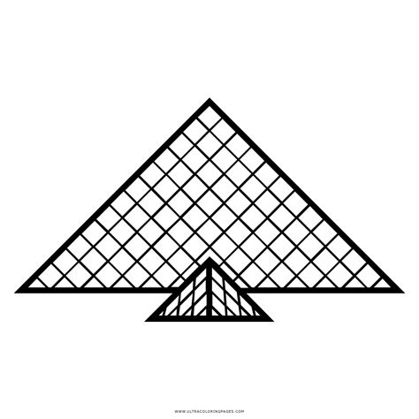 Louvre Coloring Page Ultra Coloring Pages