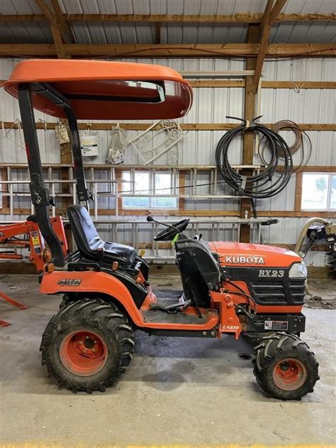 Kubota Bx23 Backhoe Loader Tractor Live And Online Auctions On