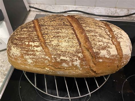 Roggenmischbrot mit selbstgemachten Sauerteig backen
