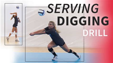 Serve And Dig Drill To Work On Quickly Re Focusing The Art Of