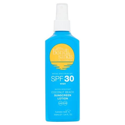 Bondi Sands Sunscreen Lotion Spf30 200ml Tesco Groceries