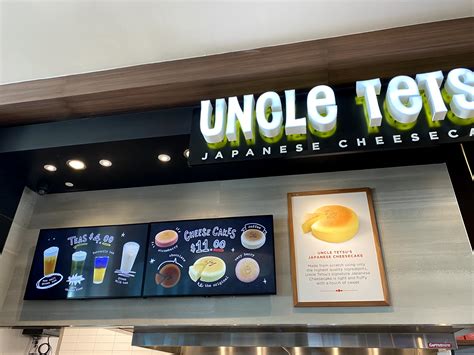 Uncle Tetsu Japanese Cheesecake Menu San Mateo Ca 94403