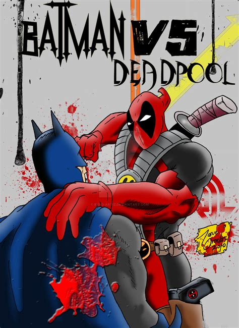 Deadpool Vs Batman Colors By Big D Artiz On Deviantart