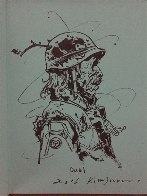 Zombie Kim Jung Gi In Paul Ds Convention Sketches Comic Art Gallery