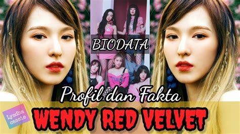 Wendy Red Velvet Profil Dan Fakta Biodata Lengkap Bahasa Indonesia