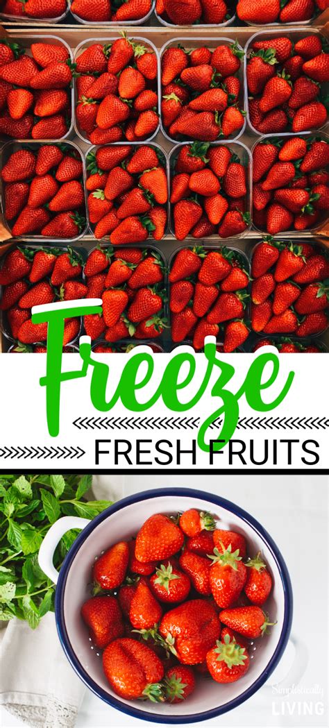 Fresh Strawberries In Plastic Containers With Text Overlay That Says