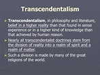 What is the philosophy of transcendentalism. What Is Transcendentalism ...