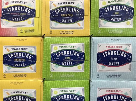 Types Of Sparkling Waters At Trader Joes