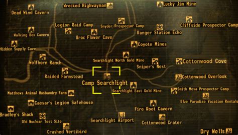 Camp Searchlight The Fallout Wiki Fallout New Vegas And More