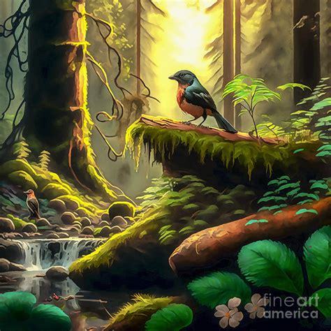 Deep In The Primeval Forest Painting By Odon Czintos Fine Art America