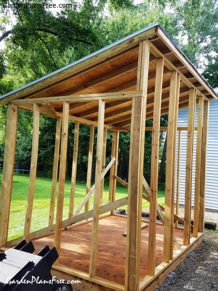 Diy X Lean To Shed Free Garden Plans How To Build Garden Projects