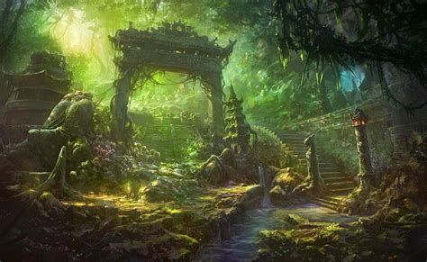 73 Fantasy Forest Wallpaper Hd