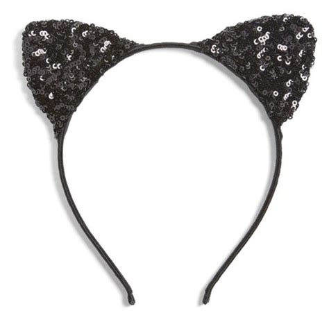 Untitled 41 Cat Ears Headband Black Cat Ears Headband Sequin Headbands