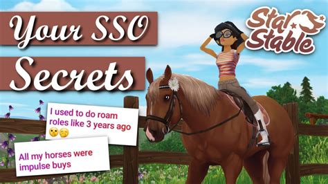 Exposing Your Sso Secrets And Training Star Stable 🤫 Youtube