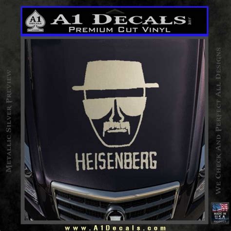 Breaking Bad Heisenberg Decal Sticker A1 Decals