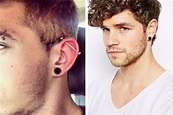 Piercing en la oreja hombres: tipos, ideas, 50 inspiraciones y más ...