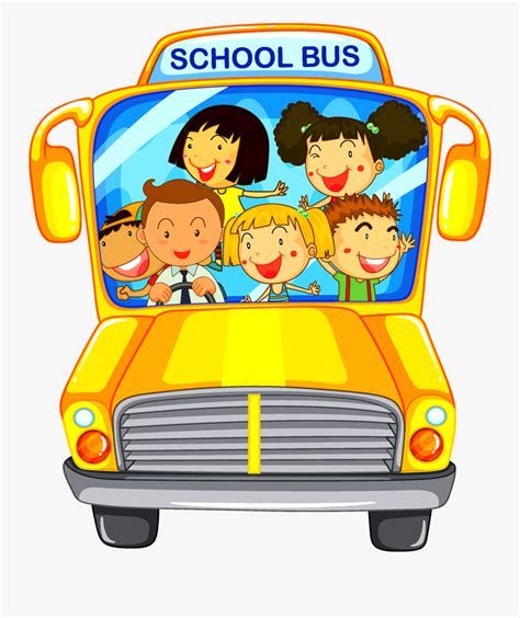 School Bus Bus Driver Illustration School Bus Going To School Clip