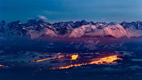 Download Mobile Wallpaper Tatras Carpathians Light Sunset