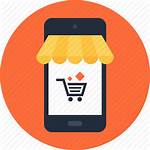Icon Mobile Shopping Commerce Ecommerce Market Phone