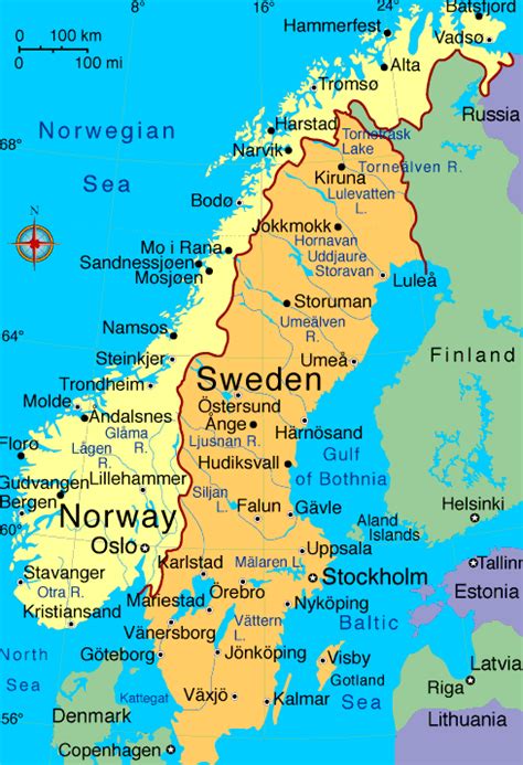 In order to visit sweden you may need an entry visa. Sweden Map and Sweden Satellite Images
