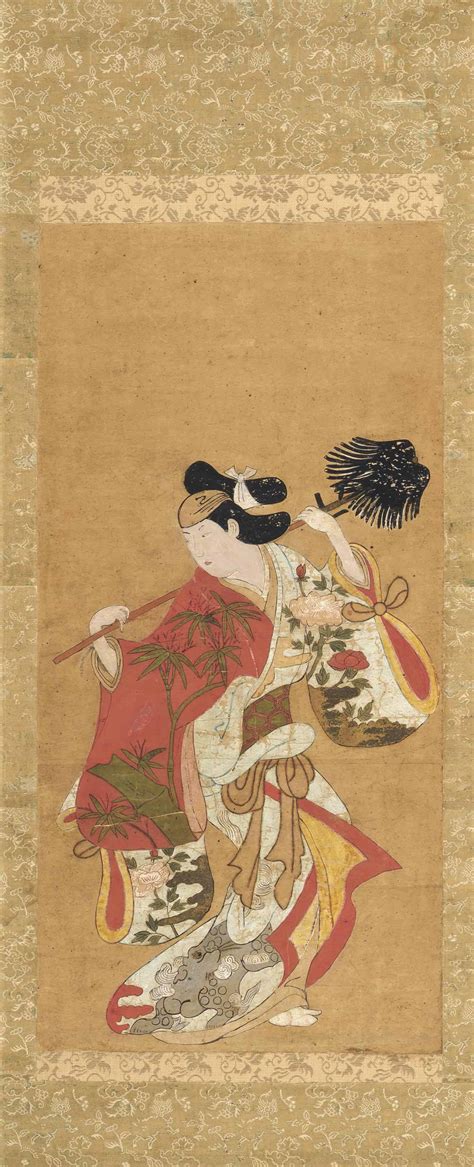 A Japanese Hanging Scroll Edo Period 18th Century Christies