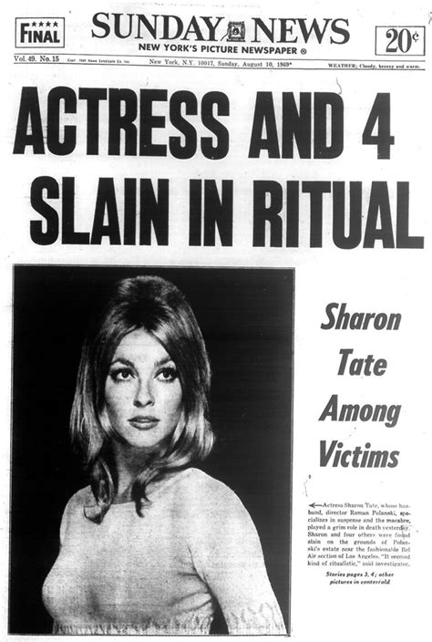 Y Después De 53 Años El Asesinato De Sharon Tate Charles Manson Y The Beatles