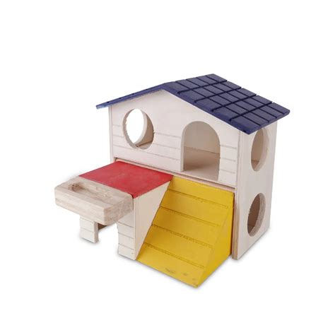 Luxury Natural Wooden Foldable Hamster House Hamster Toy Hamster Cage