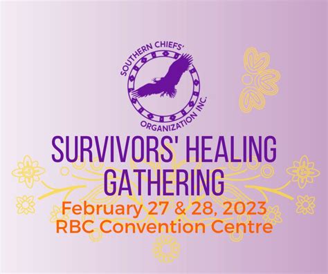 Sco To Host Survivors Healing Gathering In Winnipeg On February 27 And